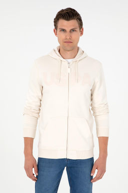 Мужской кремовый свитшот