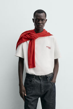 Футболка Estampación Flor белая