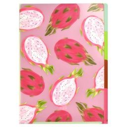 Папка-уголок для документов пластиковая арт. 65854/ 12 ДРАКОНИЙ ФРУКТ