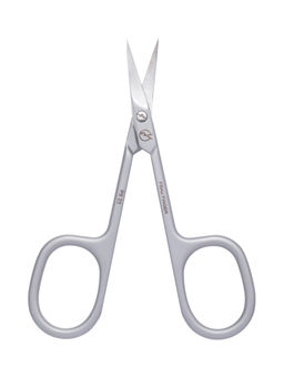 Frau Finger Ножницы маникюрные для кутикулы изогнутые / Premium PS 23, матовые, ручная заточка, 9,3 см