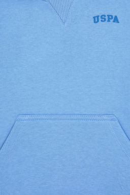 Erkek _ocuk A__k Mavi Kap__onlu Basic Sweatshirt - U.s. polo assn фото 3