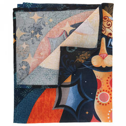 Салфетка хозяйственная 50х60см "Кошки" 3, рогожка 171г/м2, хлопок 100%, без упаковки, "Домашняя мода" (Россия)