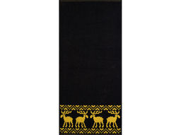 Полотенце махровое 6с102.411ж1 Оленики(т.желтый) 67х150см