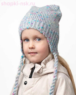 12612/2 MGU Ушанка для девочки флис (50-52)