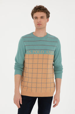U. S. Polo Assn / Мужской песочный свитер - U.s. polo assn фото 8