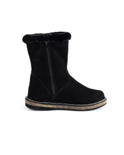 Сапожки женские замшевые Галина войлочная подошва