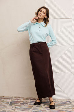 Костюм Gizart 5425 голубой, шоколадный джинс