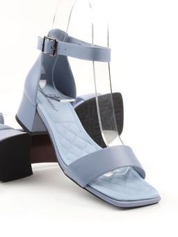 08-BE47F-66JV BLUE Босоножки женские (натуральная кожа) - Фабричный китай фото 10