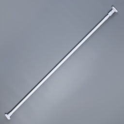 Карниз для ванной Доляна, телескопический, 140–260 см, усиленный, белый