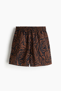 Pantal?n corto estampado con cord?n de ajuste - H&m фото 3