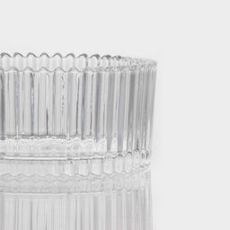 Сахарница Доляна «Царская», 250 мл, 10.5×12 см, стекло, прозрачная