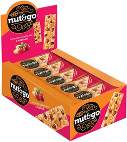 Батончик Nut&Go с арахисом и клюквой, 42 г (упаковка 18 шт.) - Nut story фото 2