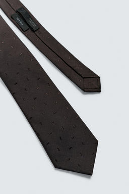 CORBATA PAISLEY 100% SEDA / Marr?n - Zara фото 5