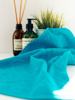 Полотенце махровое Ручки р.35*60 Бирюза