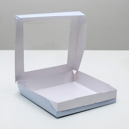Цена за 5 шт. Кондитерская упаковка, коробка с ламинацией «Present», 20×20×4 см