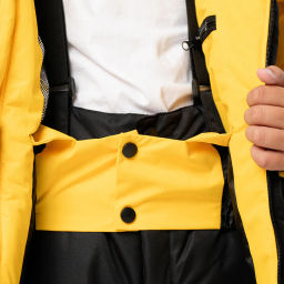 RODOS Утеплённый костюм М-228д Чёрный/Жёлтый