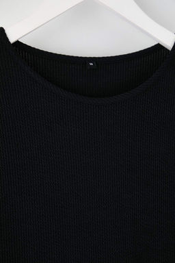 Trendyolmilla Siyah Balon Etek Detayl? Orme K?sa Abiye Gece Mezuniyet Elbisesi TPRAW25EL00072 фото 8