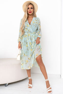 Платье Мила (мята/желтый) Р11-1207/4 - Николь фото 4