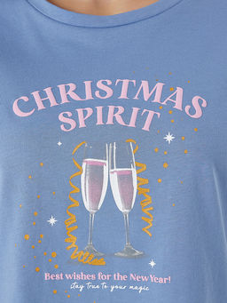 КОМПЛЕКТ ЖЕНСКИЙ (ФУТБОЛКА, БРИДЖИ) - Mark formelle фото 4