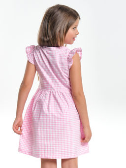 Платье в клетку UD 4702 розовый - Mini maxi фото 2