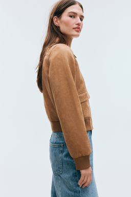 Cazadora bomber con cuello camisero - H&m фото 2