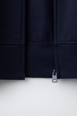 BASIC ZIP-UP SWEATSHIRT - Zara фото 4