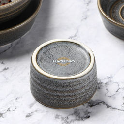 Соусник фарфоровый Magistro Urban, 70 мл, d=6,7 см, цвет серый фото 4