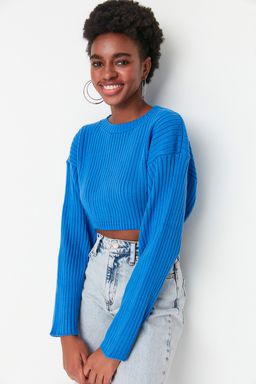 Mavi Super Crop Basic Triko Kazak TWOAW23KZ01068