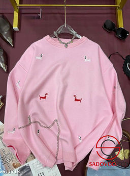 Свитер женский с таксами - Bruno фото 5