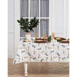 Скатерть пасхальная, Доляна Fluffy bunnies 180х144 см, 100% хлопок, 164 г/м2  фото 2