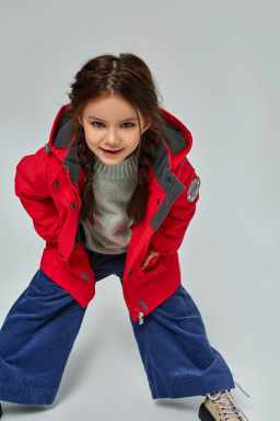 Куртка демисезонная 20632-327 кораллово-красный