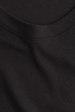 Camiseta de algod?n pima con escote en U - H&m фото 5