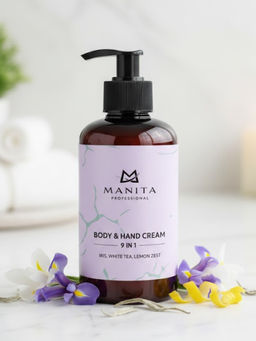 Manita Professional Парфюмированный крем для рук и тела / Iris, White Tea, Lemon Zest, 300 мл  фото 2