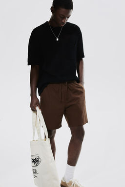 Pantalon corto de algodon Regular Fit - H&m фото 3