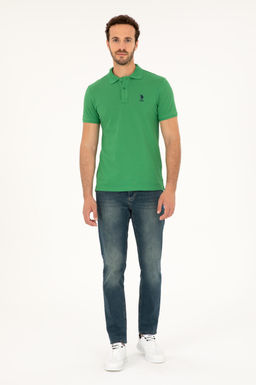 U. S. Polo Assn / Мужская зеленая базовая футболка - U.s. polo assn фото 11