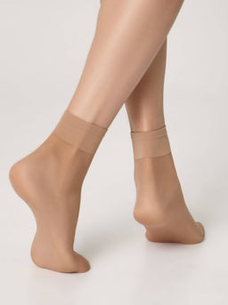 Цена за 2 пары. Носки Удлиненные CONTE Носки Solo 40 (2 пары) bronz - Conte elegant фото 2