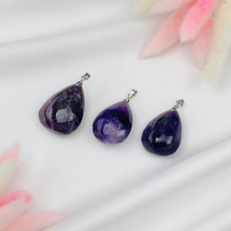 Кулон из камня Аметист