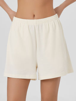 Шорты женские молочные