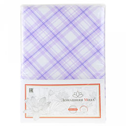 "Аромат лаванды К" Скатерть 180х145см, длина стола до 140см, на 6 персон, хлопок "Премиум" 186г/м2, "Домашняя мода" (Россия)