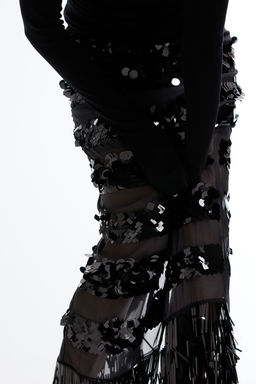 Falda larga de lentejuelas - H&m фото 2