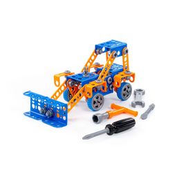 Конструктор Изобретатель - Трактор-погрузчик №1 (141 элемент) (в пакете) - Полесье фото 2