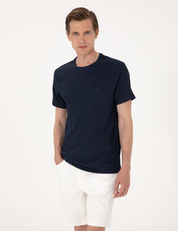 Lacivert Slim Fit Ti__rt
