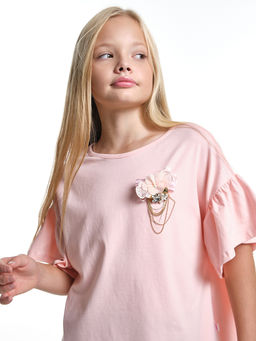 Брошь PR3919 розовый - Mini maxi фото 2