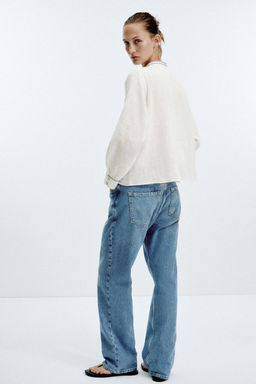 RUSTIC EMBROIDERED BLOUSE - Zara фото 3