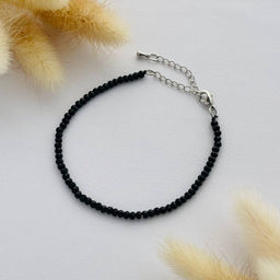 Браслет из Шпинели черной огранка