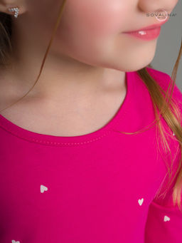 Платье Эля сердечки барби - Sovalina фото 24