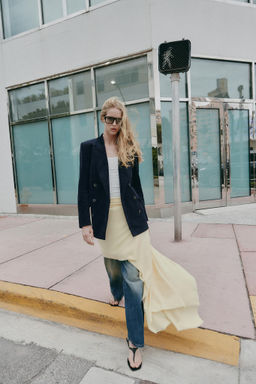 CORDUROY BLAZER WITH SHOULDER PADS - Zara фото 10