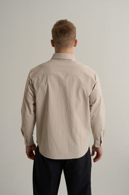 Рубашка Хаки COMMUTE LS Shirt - Anta фото 5