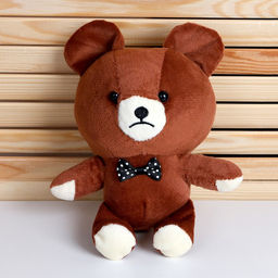 Мягкая игрушка Мишка с бантиком, 22 см, цвет МИКС