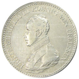 1 талер 1817 года A Германские государства  Пруссия
